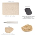Pikkukuva 7 / 8: Ulkokäyttöön kannettava Fire Starter Kit High Carbon Steel Fire Striker Flint Stone set