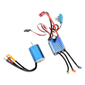 Pikkukuva 5 / 8: 4500KV harjaton moottori 25A harjaton ESC 2.2KG servo ohjelmointikortti Traxxasille HSP:lle Wltoysille 1/16 1/18 RC-autolle