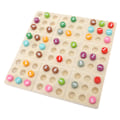 Miniatyrbilde 3 av 8: Farget Sudoku Logikkspill Dobbeltsidig To Spillmoduser Matematikk Hjernetrim Leker Tre Sudoku Puslespill Brettspill