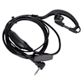 Miniatyrbild 8 av 8: Multifunktionell 2,5 mm G-formad klämma tvåvägsradioheadset för Motorola