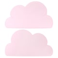 Miniatyrbillede 3 af 8: 2 stk Børne skyform dækkeserviet silikone vandtæt varmeisolering foderplade dækkeserviet Pink