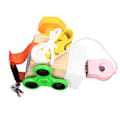 Miniatyrbild 1 av 8: Fidget Sensorisk Busy Toy Koncentrationsträning Pedagogisk Fidget Toy Cube för Hemma Resa Typ 2