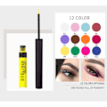 Miniatyrbillede 7 af 8: Matte flydende eyeliner 12 farver vandtæt høj pigmenteret farverig eyeliner pen sæt