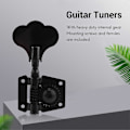 Miniatyrbilde 5 av 5: 5 stk. Gitar Tilbehør Stemmeskruer for 5 Strengers Bass Svart
