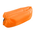 Miniatyrbilde 4 av 8: Oppblåsbar solseng luft sofa bærbar sammenleggbar komfortabel oppblåsbar sofa med oppbevaringspose for utendørs camping oransje