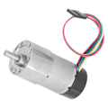 Pikkukuva 2 / 4: JGB373530 DC12V Enkooderi Metallivaihdemoottori Nopeuden Alennus Suuri Vääntö Enkooderi Vaihdemoottori 30RPM