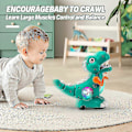 Miniatyrbild 2 av 2: Babyleksaker för 1-åriga pojkar och flickor, krypande dinosaurieleksaker med musik och ljus, interaktiv leksak 6 12 18 månader, presenter till 1 2 3-åriga pojkar flickor baby