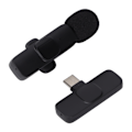 Miniatyrbilde 4 av 8: Trådløs mikrofon Lavalier Lapel mikrofonklips på videomikrofon for live utendørs mobiltelefon