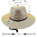 Miniatyrbilde 2 av 4: Cowboy/cowgirl-stråhatt i westernstil for menn og kvinner