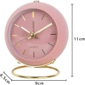 Miniatyrbillede 5 af 5: 1 stk Pink Retro vækkeur med lys
