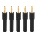 Pikkukuva 5 / 8: 5 kpl Convert Banana Plug Vahva liitettävyys Hyvä johtavuus 2mm - 4mm Conversion Banana PlugBlack