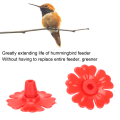 Miniatyrbilde 6 av 6: Reservedeler for kolibrimater - 30 sett hengende fôringsporter for fugler, røde hageutstyr red