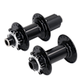 Miniatyrbillede 4 af 8: 2 stk. Cykelnav med sorte aluminiumlegering 32 huller forreste og bageste cykelskive med 4 lejer til bjergcykling