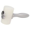 Miniatyrbilde 1 av 8: Lærskjæringshammer T-formet aluminiumhåndtak DIY lærskjæringstrykkhammer Lærhullverktøy