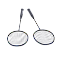 Miniatyrbild 8 av 8: 2 Badmintonracketset i lättviktskolfiberkomposit för vuxna