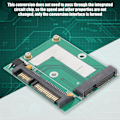Miniatyrbillede 7 af 8: Mini PCI-E SSD til Harf Height 2,5 tommer interface SATA 3.0 Adapter Converter Riser Card
