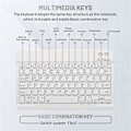 Pikkukuva 5 / 5: 10 tuuman Bluetooth-näppäimistö, erittäin ohut langaton hiiri ja näppäimistösetti D