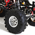 Miniatyrbilde 1 av 5: RC Fjernkontroll Modellbil Dekk Metallhjul Svart