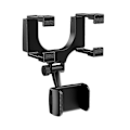 Miniatyrbilde 1 av 5: Mobilholder for bilens bakspeil, klipsfeste for kjøreopptaker, navigasjonsbrakett