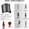Miniatyrbillede 5 af 5: Popfilter, Professionel Tre-lags Metal Mesh Mikrofon Vindskærm Cover