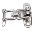 Miniatyrbillede 7 af 8: Hængekøje ophængssæt 360° rotation rustfrit stål krog hardware sæt til hjem og have