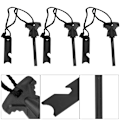 Pikkukuva 8 / 8: 3 kpl Camping Sandwich Flint Butterfly muotoinen kahva Fire Starter Outdoor Survival Tool