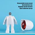 Miniatyrbillede 5 af 8: Solnedgangsbord Projektionslys Robotfigur LED Kunstprojektionslampe 360 Graders Lampe til Hjem Bar Festdekoration