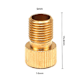 Miniatyrbilde 2 av 5: Sykkeldekkpumpeventiladaptersett - Konverterer Presta-ventil til Schrader-ventil