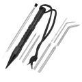 Miniatyrbild 7 av 8: 9 st rostfritt stål paraplyrep Nålar Set DIY-armband stickstickningsstickor