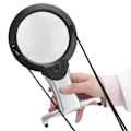 Miniatyrbillede 5 af 8: 26X dobbelt LED-læseforstørrelsesglas håndholdt halsbåret multifunktionsbordarbejdsforstørrelsesglas