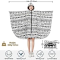 Miniatyrbilde 2 av 4: Slitesterk vanntett Ripstop-poncho med hette for utendørsaktiviteter