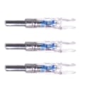 Miniatyrbillede 2 af 8: 3 stk. oplyste pilnokker PC LED oplyste bueskydning jagt skydetræning nokker til pil aksel med 6,2 mm 6,25 mm indre diameter blå