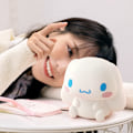 Miniatyrbillede 5 af 5: Cinnamoroll Mini Natlampe Sød Tegneserie Tryk Kontrol Øjne Beskyttelse Blød Belysning Silikone Børneværelse Lys