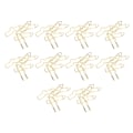 Miniatyrbillede 2 af 8: 50 stk. Pen Clips Multifunktionel galvanisering Sød form metal penneholdere til Notebook Journals Udklipsholder billeder
