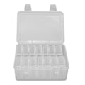 Miniatyrbillede 5 af 8: Clear Organize Box Set 14 små æsker Forseglingsdæksel Makeup Puff Opbevaringsboks til DIY Crafts perler