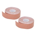 Miniatyrbillede 4 af 8: 2 æsker Brystløftstapes Bryststøtte Boobytape BH Nipple Cover Bob Tape Beige til store bryster
