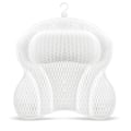 Miniatyrbillede 2 af 5: Luksuriøs Ergonomisk Badepude med 4D Luftnetteknologi - Støtte til Hoved og Ryg, Passer til Alle Badekar og Whirlpools