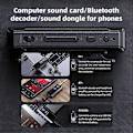 Pikkukuva 4 / 5: BTR13 Bluetooth 5.1 USB Type-C Kuulokevahvistin Musta