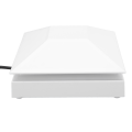 Miniatyrbild 8 av 8: Konsolkylfläkt 12W 3 vindhastigheter Touch Switch Justerbar konsol Dammtät kylfläkt med LED-lampor USB portar Vit
