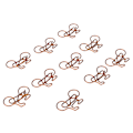 Miniatyrbillede 4 af 8: 100 stk. sjove papirclips i form som søde cykler, galvaniseringsproces, papirclips til kontorer, hjem og skole