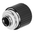 Miniatyrbillede 6 af 8: Rørkompressionsfitting G1/4in gevind indvendig sekskant M8 fastgørelse hårde rørfittings til computer vandkølesystemsort