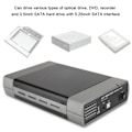 Miniatyrbillede 8 af 8: 5,25 tommer optisk drevboks eksternt USB2.0 SATA-interface computertilbehør 110-240VEU-stik