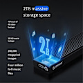 Miniatyrbilde 5 av 5: Kabinett USB3.1 Gen2 Type C 10Gbps SSD Kabinett Ekstern Harddisk