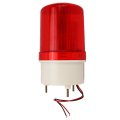 Miniatyrbillede 3 af 8: Industriel LED roterende stroboskoplys elektrisk roterende signallys lydløs alarm til nødadvarsel rød 220V