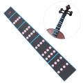 Miniatyrbilde 5 av 8: 5 stk Fiolin gripebrett klistremerke Gripebrett tape Fretless fingersetting guide for nybegynnere (3/4)