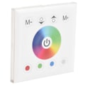 Miniatyrbillede 3 af 5: DC12V-24V RGB / RGBW Vægmonteret Touch Panel Controller Glaspanel Dæmper kompatibel med LED Strips Lampe Whi