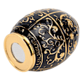 Miniatyrbillede 7 af 8: Roterende tryk tandstikholder boks dispenser arrangør beholder dekoration til hjem køkken hotel (guld sort)
