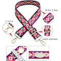 Miniatyrbild 2 av 5: Justerbar Axelrem Ersättningsbälte Bred Crossbody Canvasväska Handväskor 3.8cm