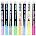 Miniatyrbild 8 av 8: Bärbar färgad highlighter barn vuxna målarritning highlighter markörpenna set 8 färger