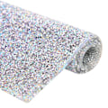 Miniatyrbild 8 av 8: Rhinestone Mesh Ribbon Wrap Födelsedag Bröllop Fest DIY Dekor Kläder Tillbehör Silver på vit AB
